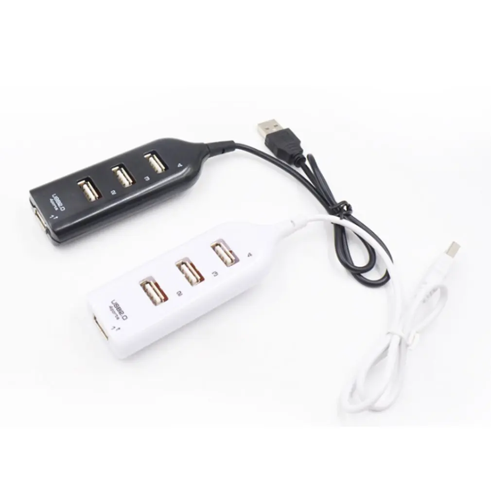 4-USB Port Power Transmission High Speed HUB Splitter For U Disk Card Reader Personal Computer Laptop Data Transmission