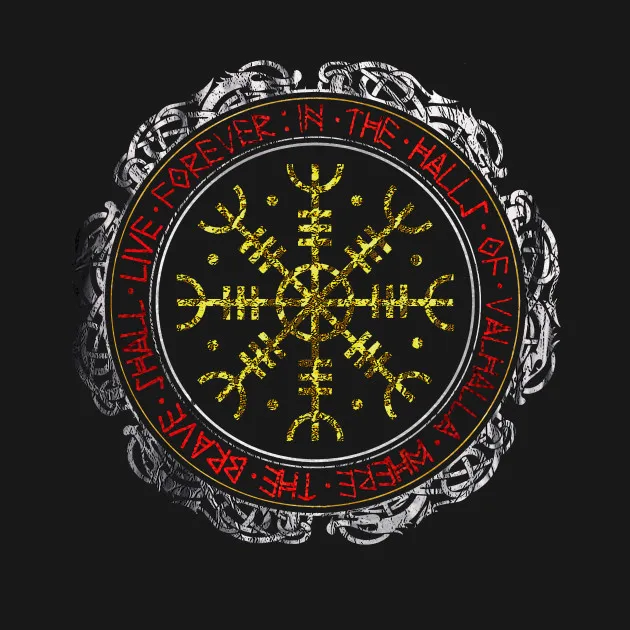 Sons of Odin, Hall of Valhalla. Unique Vikings Rune Compass T-Shirt. Summer Cotton O-Neck Short Sleeve Mens T Shirt New S-3XL