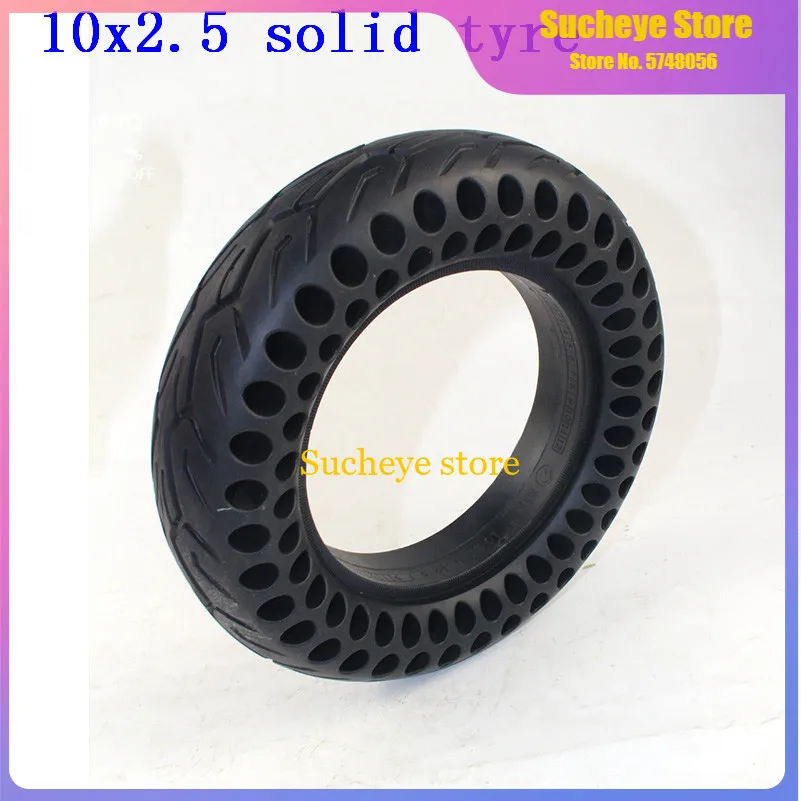 10 Inch Electric Skateboard Tire Solid Tyre 10x2.5 for  scooter Skate Board 10x2.25 10x2.50 Non-inflatable