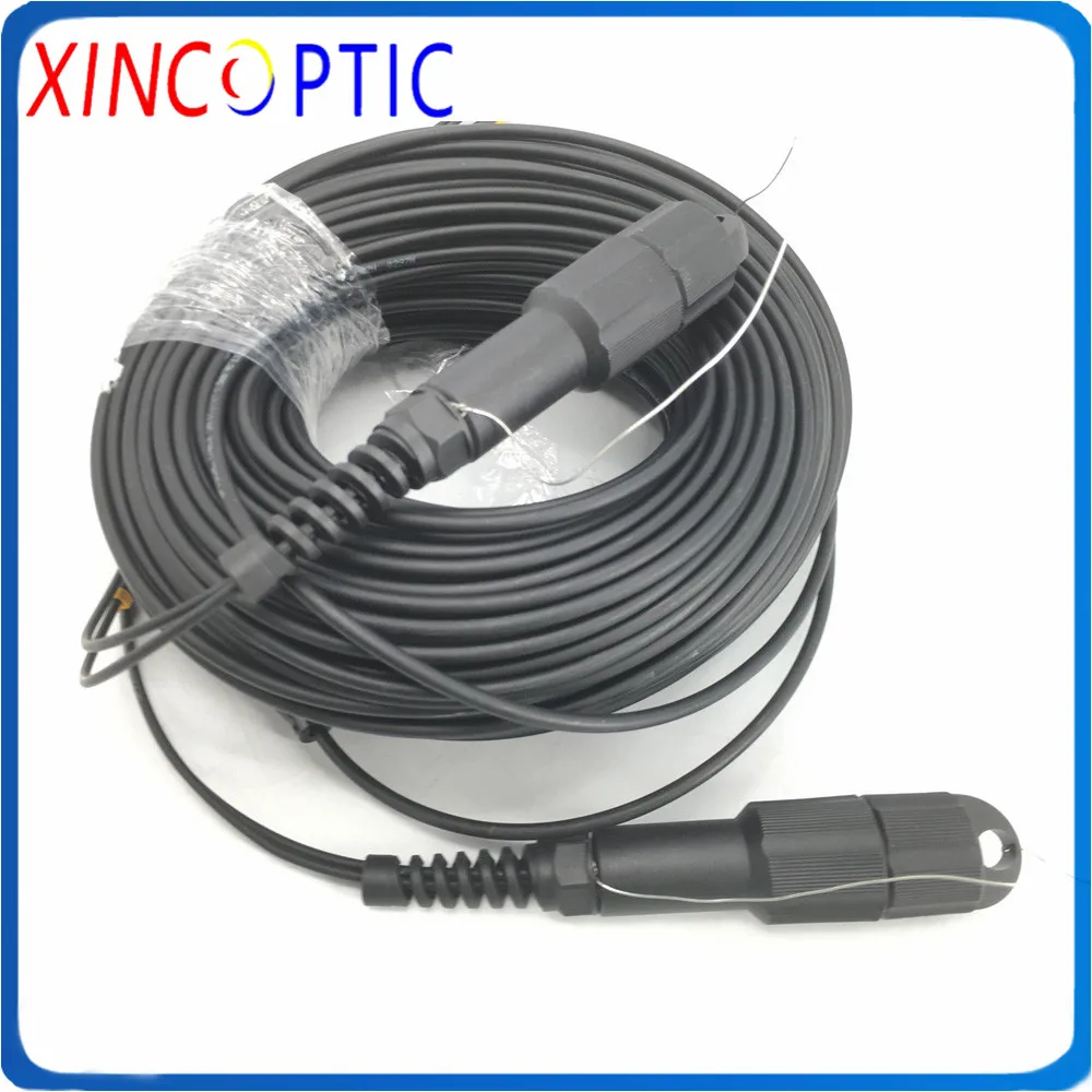 

150M 2Fibers MM OM3-150 4.0mm LSZH/TPU,2Strands PDLC/SC/ST/FCUPC MultiMode 2C/2F Armored Fiber PDLC Patch Cord Cable with PCD235