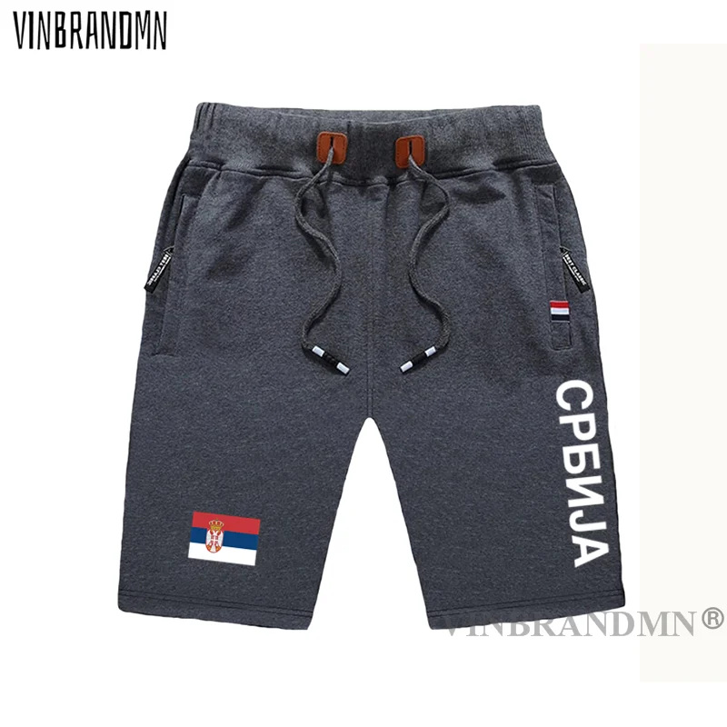 Serbia Serbian Serbs mens shorts beach man men's board shorts flag workout zipper pocket sweat bodybuilding 2021 new SRB Srbija