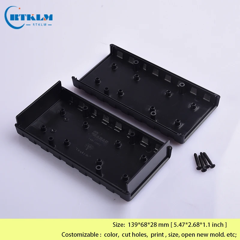 Wire connection box Speake box DIY electronics plastic project enclosure ABS plastic PCB Desktop junction box 139*68*28mm