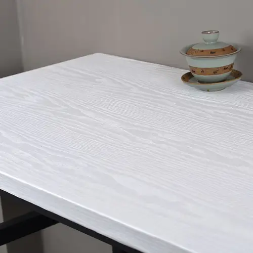 Desktop Stickers White Wood Grain Table Wallpaper Self-Adhesive Waterproof Oil-Proof Desk Wardrobe Furniture PVC Renovation Film - Image 2