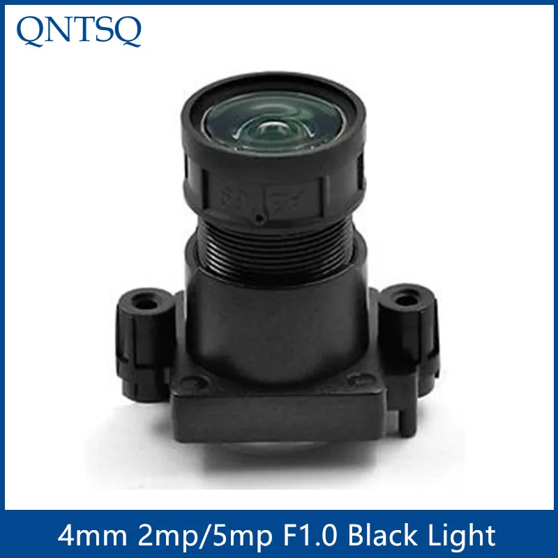 

4mm (2.8mm 6mm) 2mp/5mp F1.0 lens. cctv camera lens, black light lens