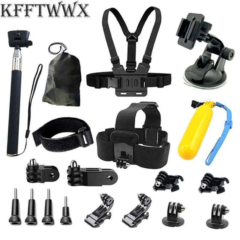 

Набор аксессуаров KFFTWWX для экшн-Камеры Gopro Hero 10 9 8 7 6 5 4 Black, аксессуары для экшн-камеры Yi 4K SJCAM EKEN AKASO DBPOWER Vantop