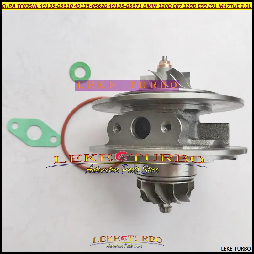 Turbo Cartridge TF035HL-6B 49135-05671 49135-05670 779549807 11654716166 For BMW 120D E87 320D E90 E91 M47T M47TU2D20 2.0L 163HP