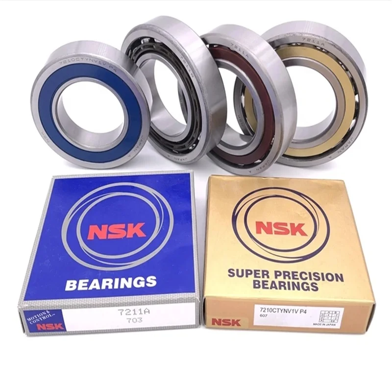 NSK 7012AC 7012C 7012CTYNSUL P6 P5 P4 GA 7014 7012 60X95X18 Precision Angular Contact Bearings P5 P4 CNC Machine Tool