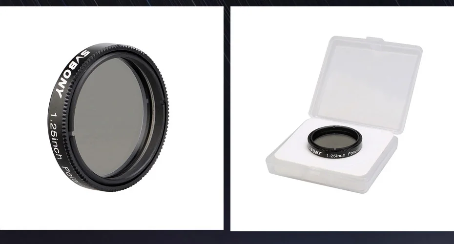 Svbony-Teleskop 1.25 ''/2'' linearer Polarisation filter, der den Kontrast erhöht, reduziert die Blendung für die Beobachtung von Mond planeten – Detail 14