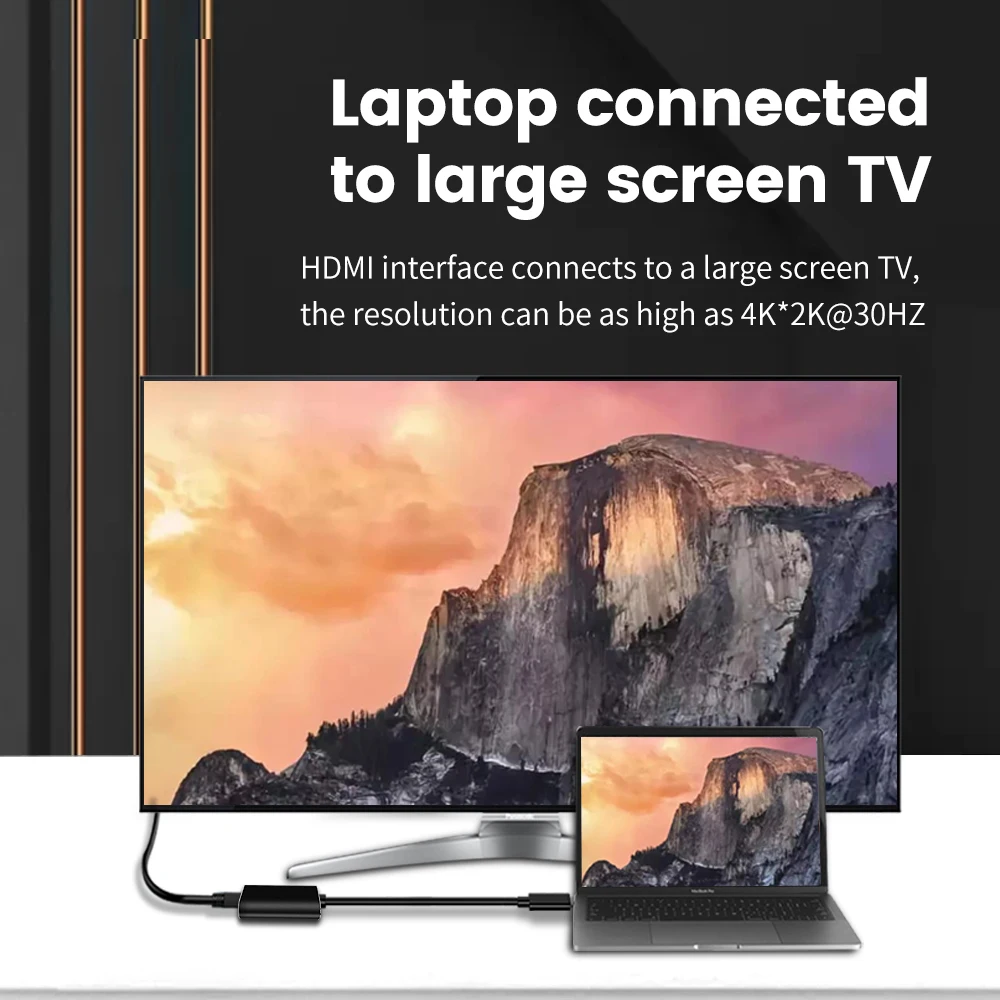 ZOMY Mini USB 3.0 HUB Type-C To HDMI+USB+PD USB Power Interface for Laptop Connected Tablet Computer 10Gbps USB HUB