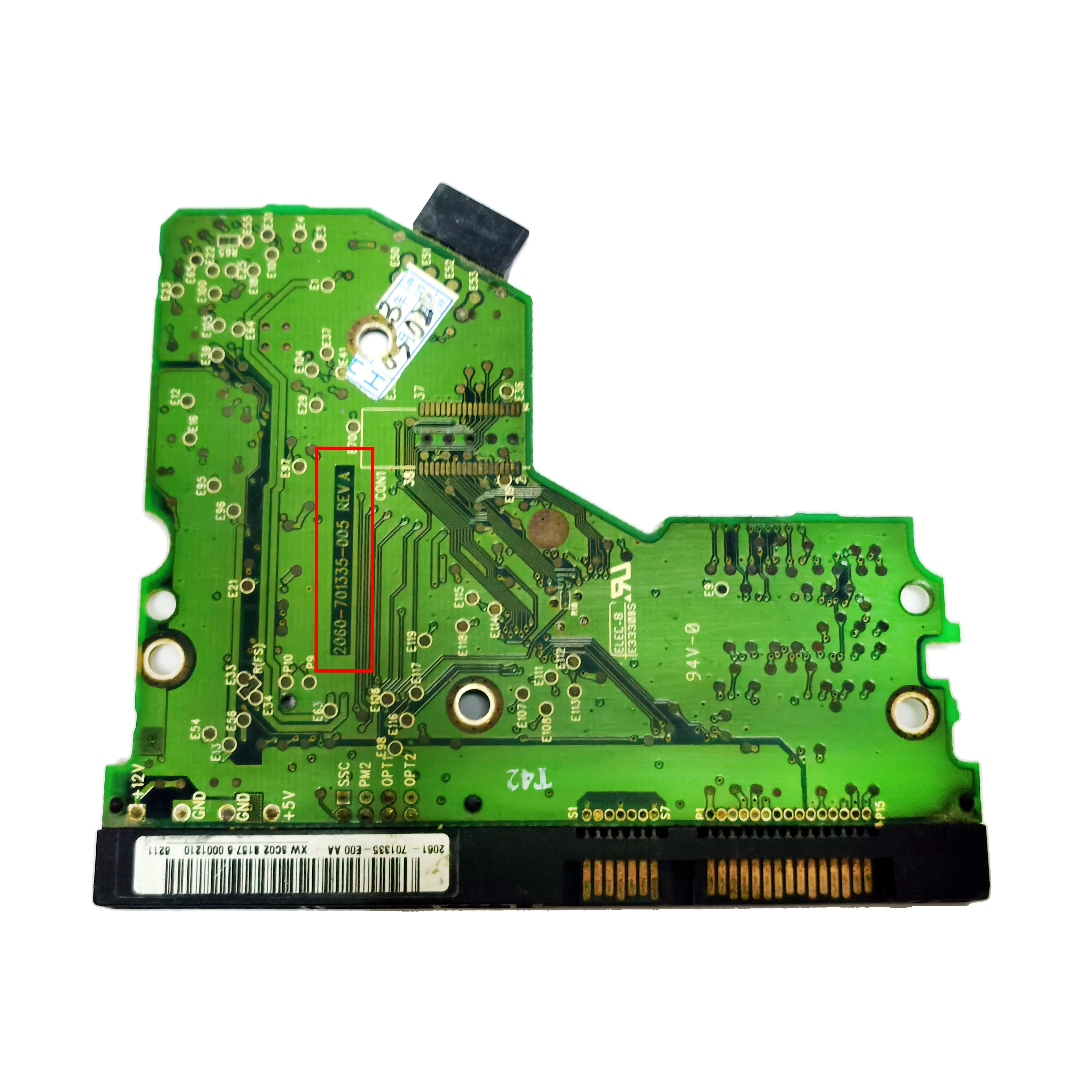 2060-701335-005 REV A لـ WD 3.5 SATA ، إصلاح محرك الأقراص الصلبة ، استعادة البيانات ، 2060-701335-005 HDD PCB