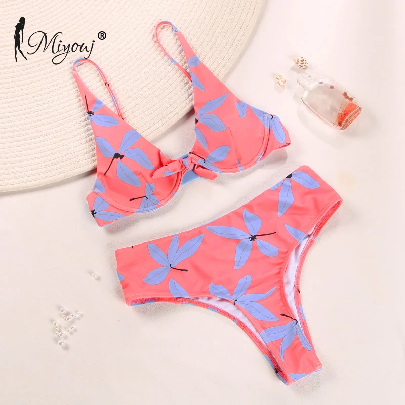 String Swimsuit Hollow Bikinis High Waist Women\'S Swimwear 2024 Push Up Bikini Set Padded Sexy Thong Biquini Beach Wear