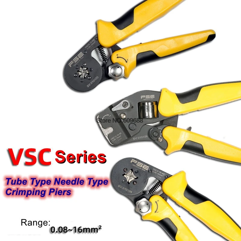 Crimping pliers tools VSC9 10-4A VSC10 16-4A terminal for tube type needle type terminal manual adjustable tools VSC9 10-6A