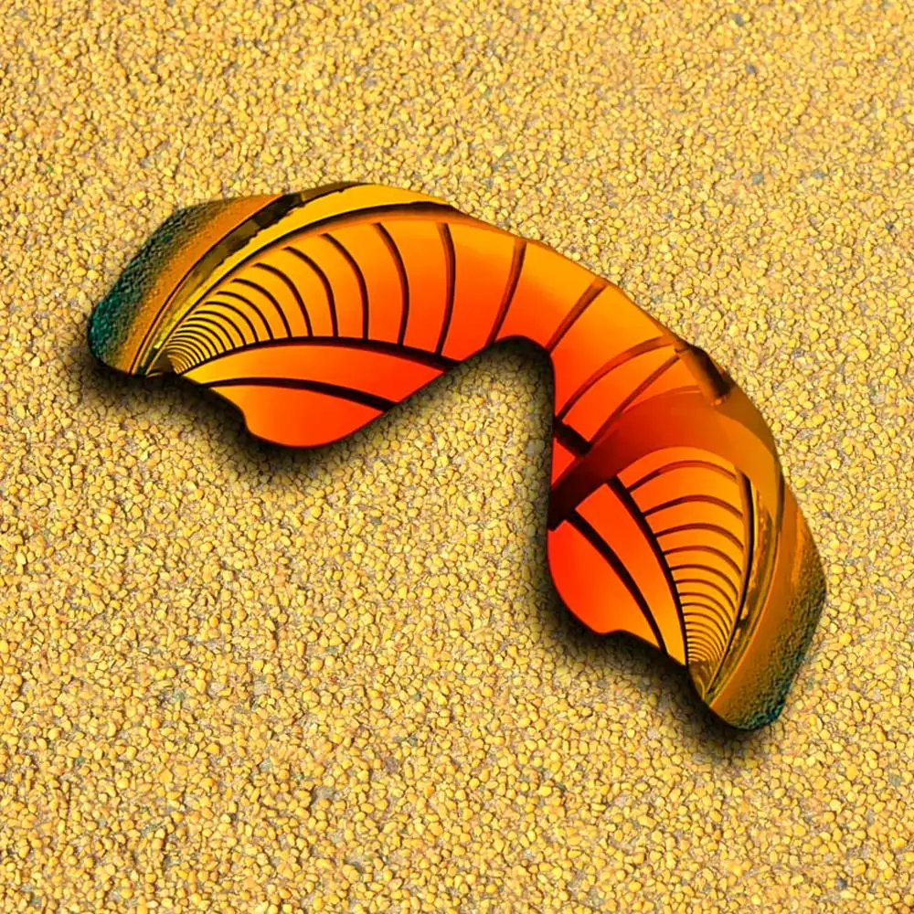 PAZZERBY Polarized Mirrored Coating Replacement Lenses for-Oakley Jawbreaker Frame Multi-Colors