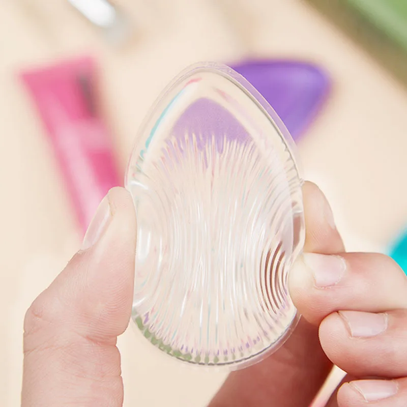 Éponge bouffante en Silicone pour cosmétiques, mélangeur de poudre pour fond de teint liquide, produits de beauté essentiels, outils de maquillage