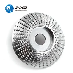 Z-LION Curved grinding disc Wood Carving Tool Angle Grinder Abrasive Disc，Used for grinding and shaping and grinding blades