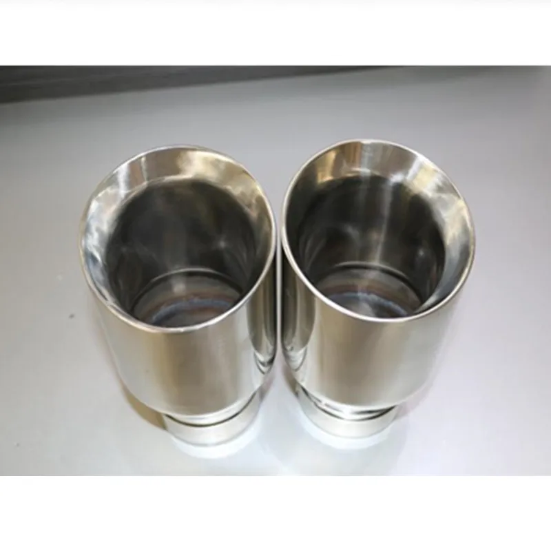 Newest Style   stainless steel universal exhaust system end pipe+car exhaust tip 1 piece