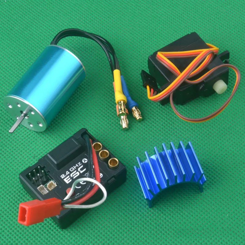 SG1603 SG1604 SG-1603 SG-1604 UDI RC1601 RC1602 1/16 RC Car Spare Parts PRO001 Upgrade brushless package Motor ESC Servo