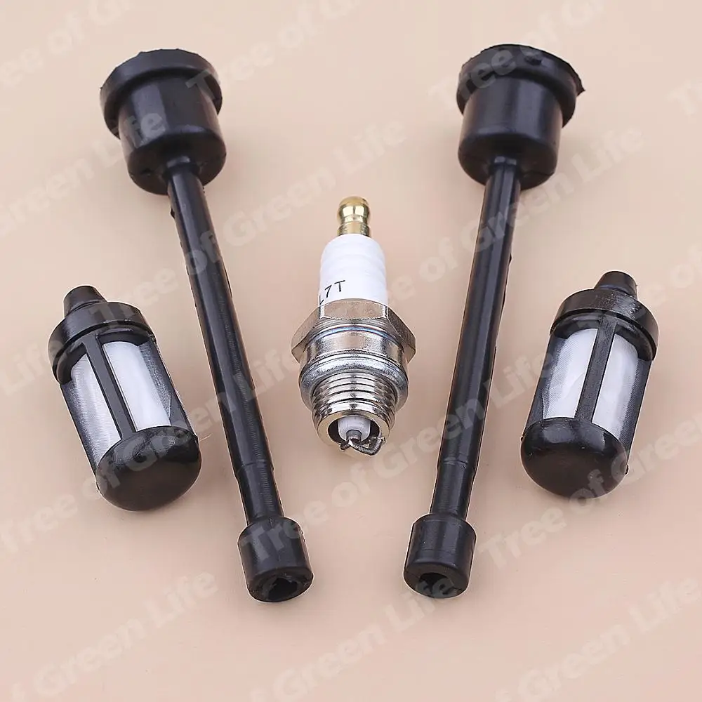 Filtro de combustível Linha Mangueira Spark Plug Kit Para Stihl 08 S10 TS350 TS360 050 051 070 075 076 090 Motosserra