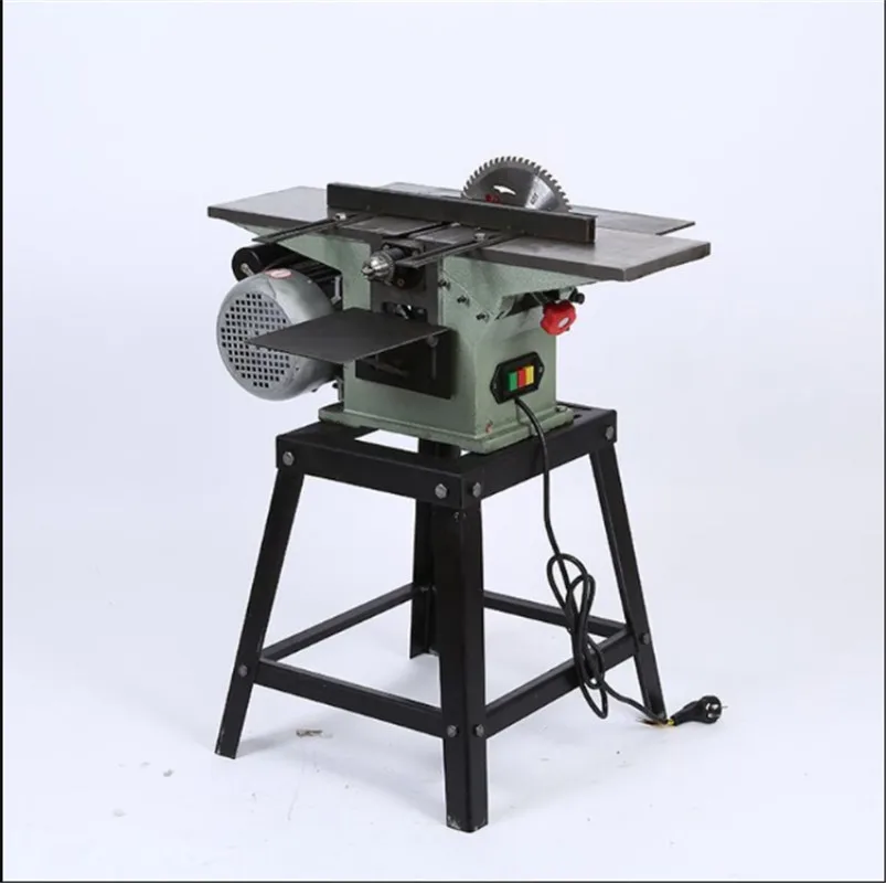 220V 1500W 150mm Electric Wood Planer Saws Multifunctional Woodworking Table Planer Household Wood Saw Planer 3900r/min