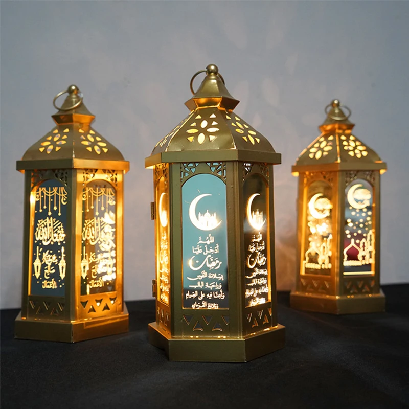 

Ramadan Lanterns Deco Eid Mubarak Deor Light Muslim Islam Wood Lantern Home Decoration Aid Mabrouk Deco Islamic Lantern