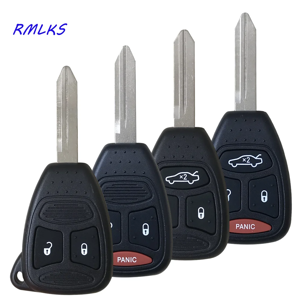 

New Remote Head Key Keyless Fob Replacement Case Housing Shell 2/3/4/2+1 Button Pad KOBDT04 For Chrysler Sebring 300C