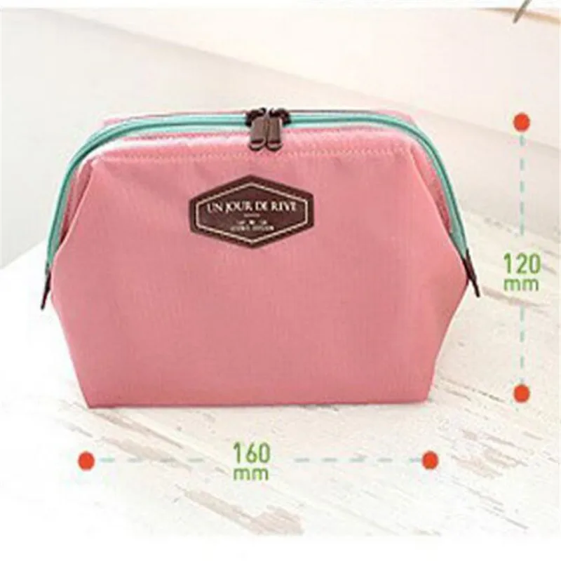 Beauty Cute Women Lady Travel Makeup Bag Cosmetic Pouch Clutch Handbag Casual Purse Travel Organizer Toiletry Kits Beautician