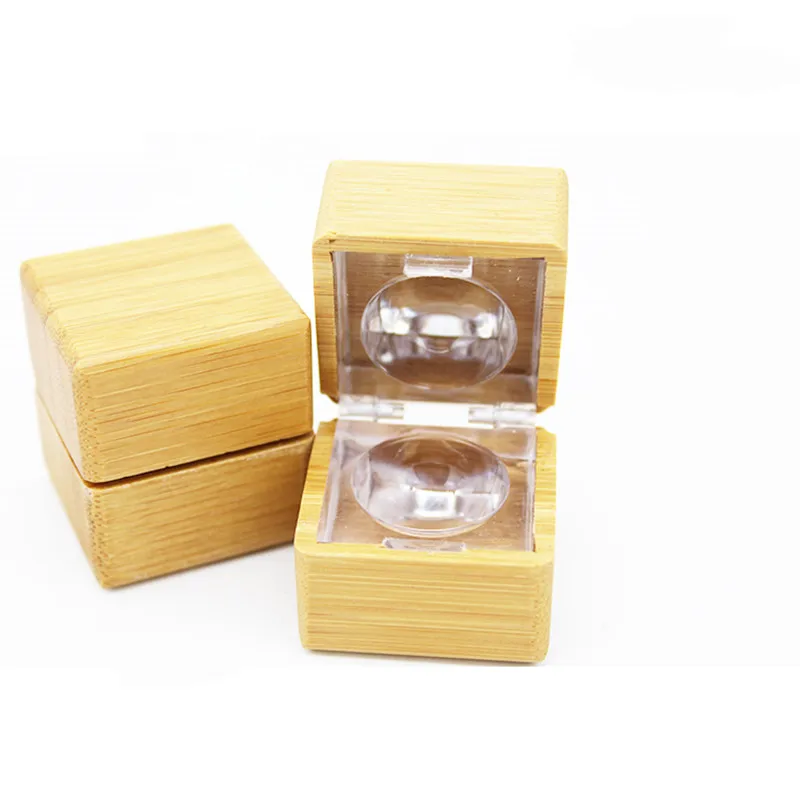 Wholesale New 5G Empty Bamboo Eyeshadow Box Eye Cream Bottles eyeshadow Palette Essence Bottles Lipgloss Cosmetic Packaging