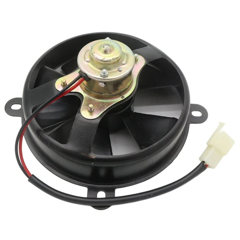 1x 6 Inch Electric Cooling Fan Radiator for Atv Karting 150 & 2Pcs Coolant Temperature Sensor & Switch for Honda Cr-V