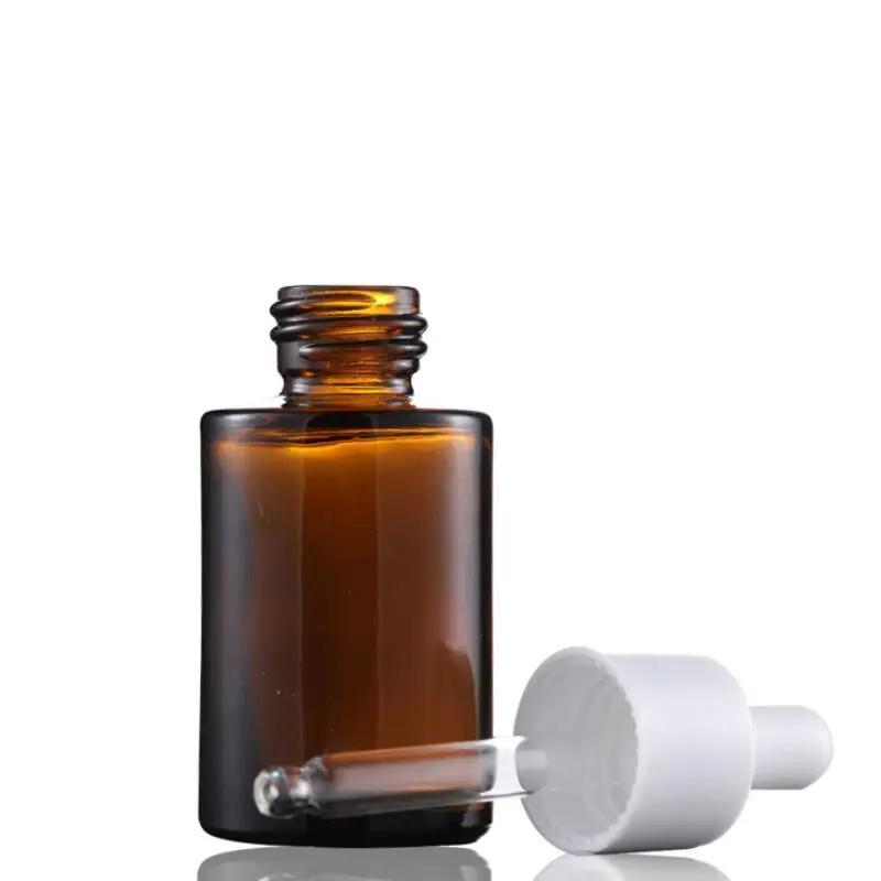 

30ml Glass Eye Dropper Bottles Empty Essential Oil Cosmetic Container 1oz Aromatherapy Liquid Bottle LX9456