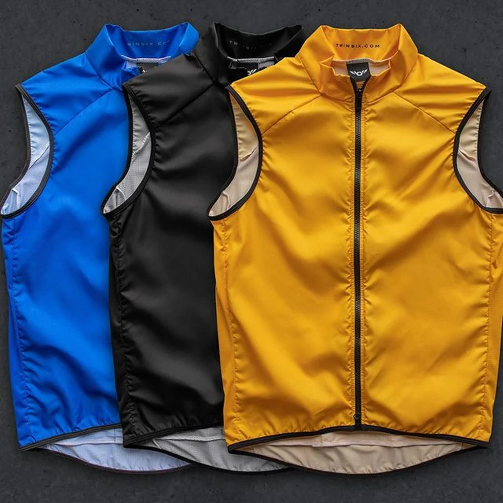 New Sale Vest Cycling Windproof/Waterproof Sleeveless Jackets Mens Shirts Chaleco Ciclismo Cortavientos Cycle Gielt Hot Sale