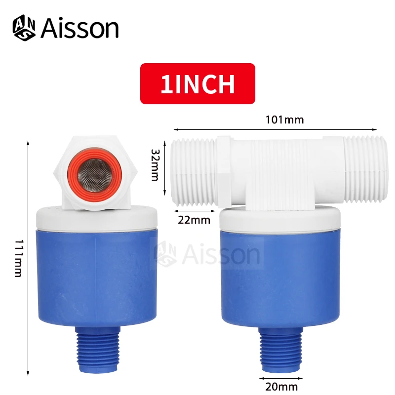 1/2'' 3/4'' 1Inch Floating Ball Valve Automatic Float Valve Water Level Control installed Outside Tower Tank Liquid Level Switch