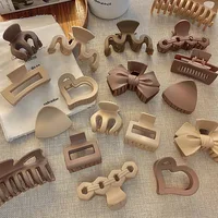 Pinzas acrílicas para el pelo para mujer y niña, horquillas elegantes, pasador, pinzas para el pelo de cangrejo, accesorios para el cabello, regalos, novedad de 2022