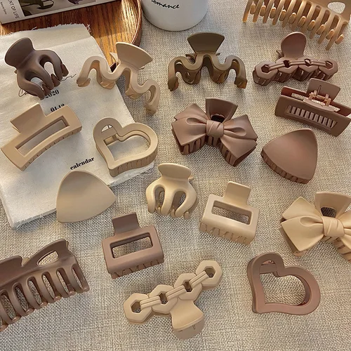 Pinzas acrílicas para el pelo para mujer y niña, horquillas elegantes, pasador, pinzas para el pelo de cangrejo, accesorios para el cabello, regalos, novedad de 2022