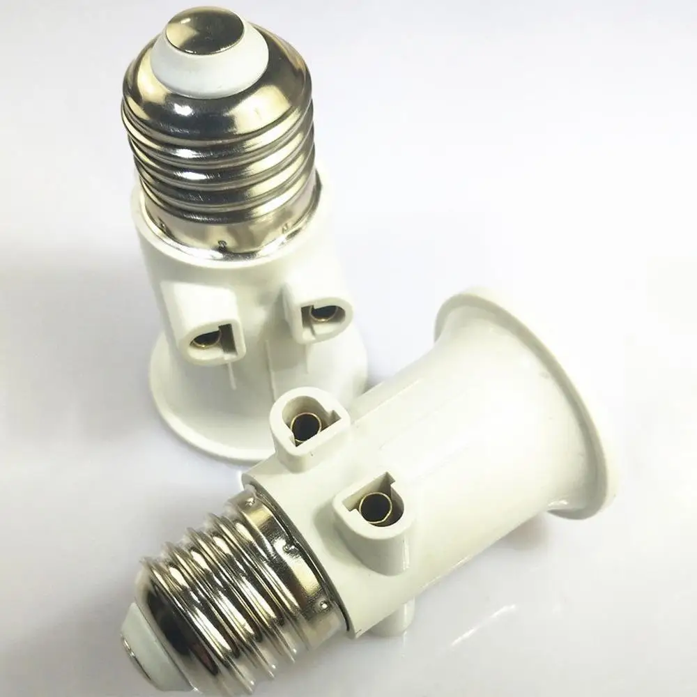 E27 Bulb Adapter Lamp Holder Base Socket Conversion with EU Plug AC100-240V 4A for Lights e27 socket douille e27 B5S4