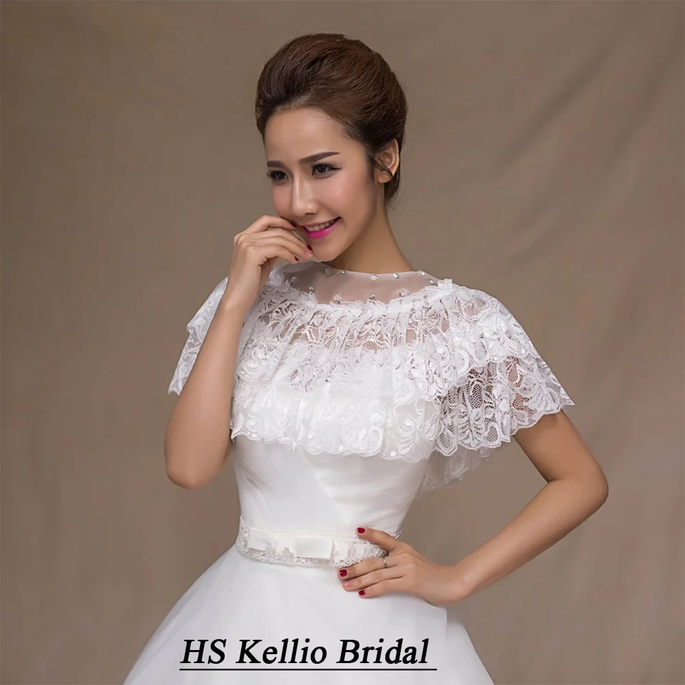 Lace Bridal Jacket Summer Women Wedding Boleros