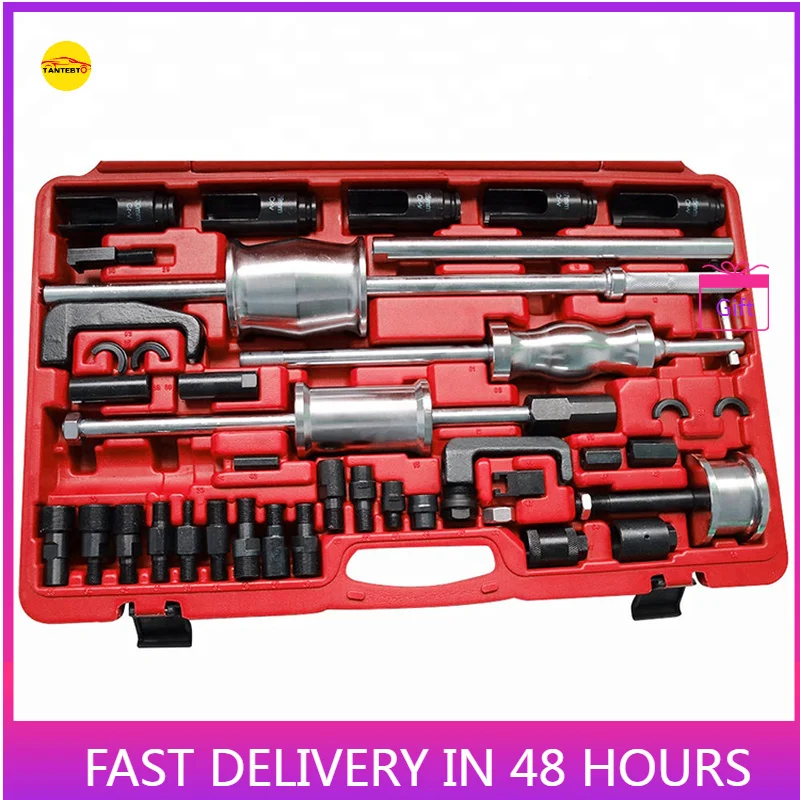 40pc Master Injector Extractor with Common Rail Adaptor Puller  Slide Hammer