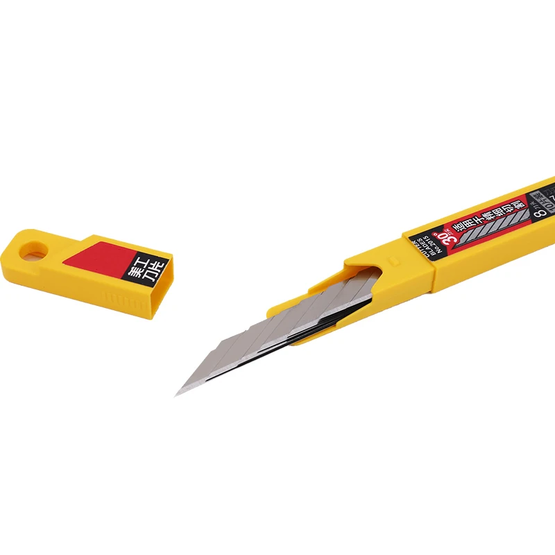 Art Blade 30 Degrees Blade Trimmer Sculpture Blade Utility Knife General 10 Pcs/Box Deli2015