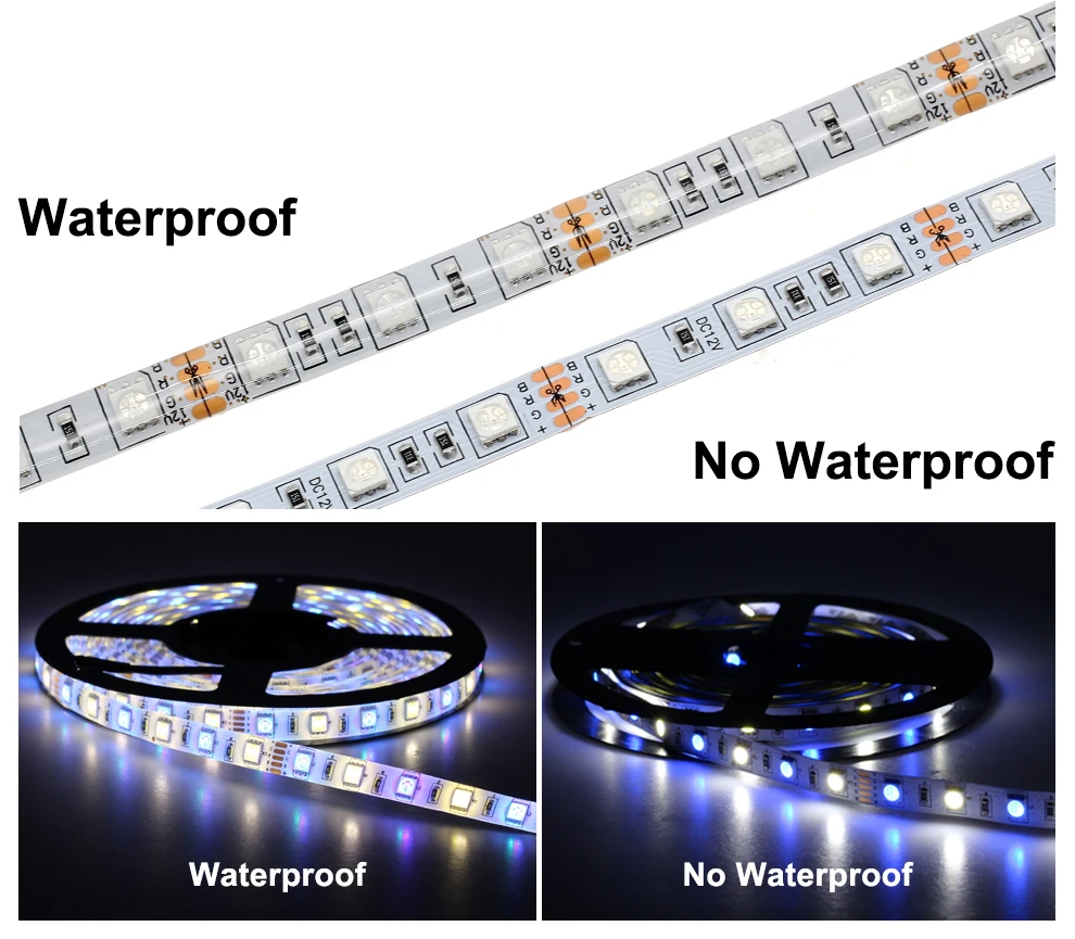 Kontroler LED TUYA Zigbee DC12V 5m 10m listwy RGB Led 5050 możliwość przyciemniania zestaw zasilacza Echo Plus Google Home sterowanie głosem