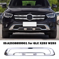 A2538859901 Front Bumper Chrome Plating Chromium Trim Spoiler Diffuser Lip For Mercedes Benz GLC X253 W253 GLC220d GLC300 Part