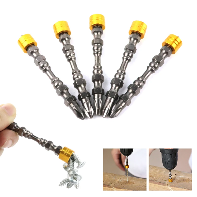 65mm/110mm Phillips Schraubendreher-bits Set Magnetische Schraube Bit PH2 1/4 "Hex Schaft Fahrer Bit Für elektrische Schrauben Fahrer Werkzeuge