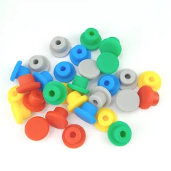 Rubber cover high-temperature resistant silicone plug cover hole plug hole dust cover elastic rubber plug gasket 20 25 30 35mm