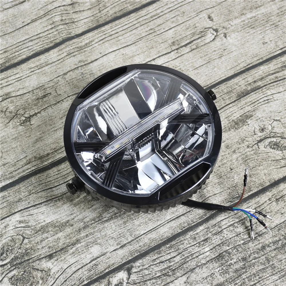 Motorcycle Headlight Assembly LED Light Moto for AprIlia CR150 Leoncino 500 Monster 696 Custom Front Headlamp E8 Certification