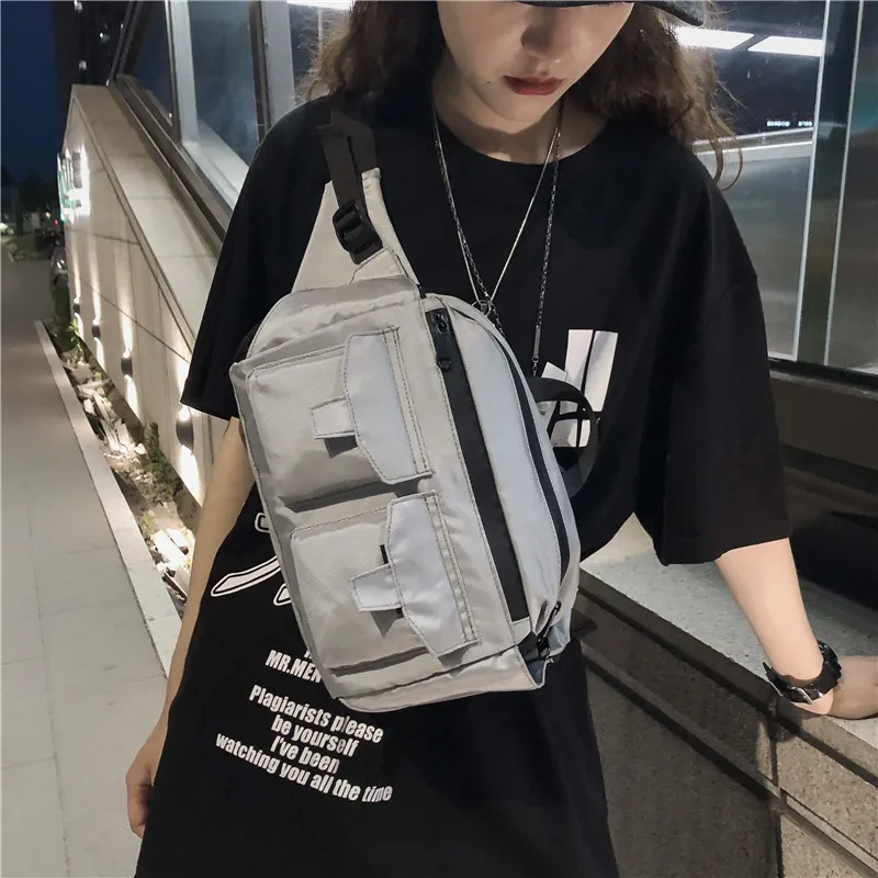 Oxford bag 2020 new Flap Single Fashion Unisex Solid Zipper Shoulder Bag purse phone bag high-capacity street style bag