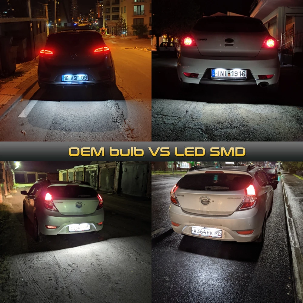 Безошисветильник светодиодный фонарь для номерного знака для Kia Ceed JD ED Hyundai I30 GD CW Elantra GT Accent Автомобильный задний номер