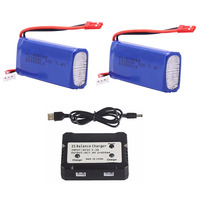 803063 2S 7.4V 1200mAh battery and balance charger for Yizhan Tarantula X6 H16 WLtoys Quadcopter Drone V666 V262 V323 Helicopter