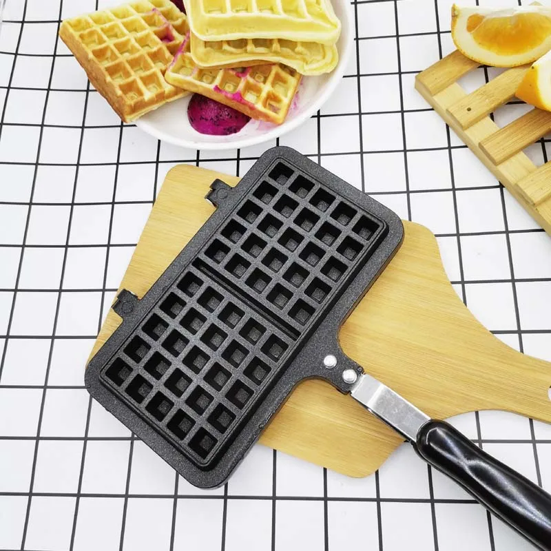 Domestic Gas Waffle Mold Cake Bread Waffle Machine Baking Pan Double-sided Non Stick Pan Baking Lattice Cake Machine