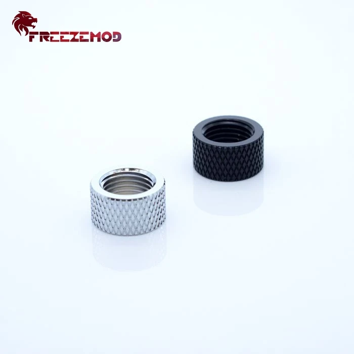 FREEZEMOD copper female to female 10mm internal thread G1/4'' compute pc water cooler fitting. HYCZT-B10