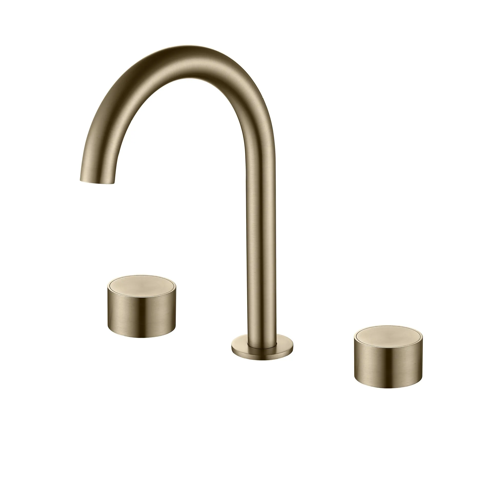 Fashion Brass Bathroom sink faucet Two handle Three hole Basin sink faucet Cold hot water Copper Top Quality Bathroom faucet