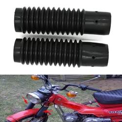 Motorcycle Rubber Front Fork Gaiters Shock Absorber Boots Dust Cover For Honda S90 Super 90 CT90 CT110 Trail 90 110 CB125