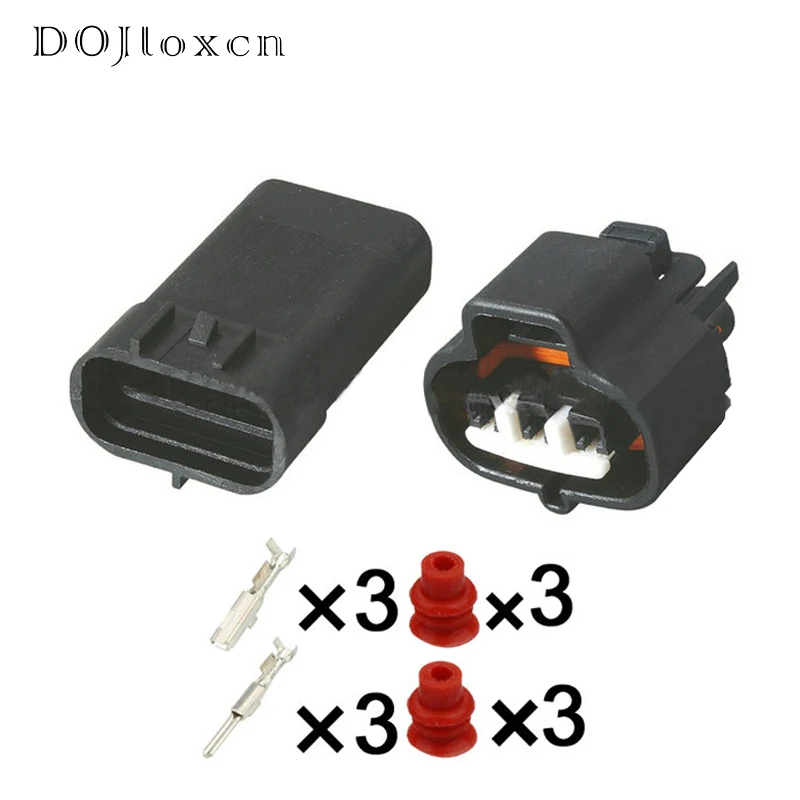 1/5/10/20/50/Set 3 Pin Automotive Plug 6189-0099 For VSS Toyota 1JZ 2JZ Map Sensor 90980-10841 Vacuum Turbo Pressure Socket LX13